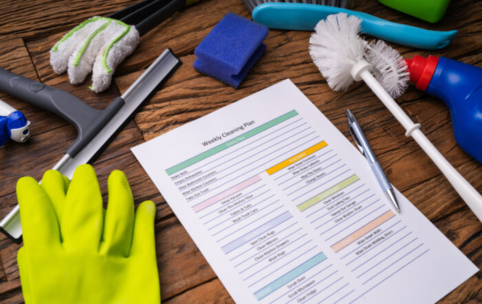 house cleaning checklist